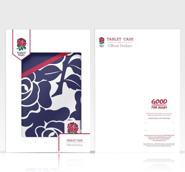 Head Case Designs Officially Licensed England Rugby Union Ball First XV Leather Book Wallet Case Cover Compatible With Fire HD 8/Fire HD 8 Plus 2020 - Image 7
