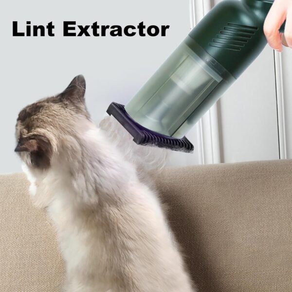 Dog Hair Vacuum | Cordless Grooming Vacuum For Shedding | Handheld Small Animals Lint Remover, Multifunctional Pet Grooming Supplies For Indoor Or Outdoor Use - Image 7