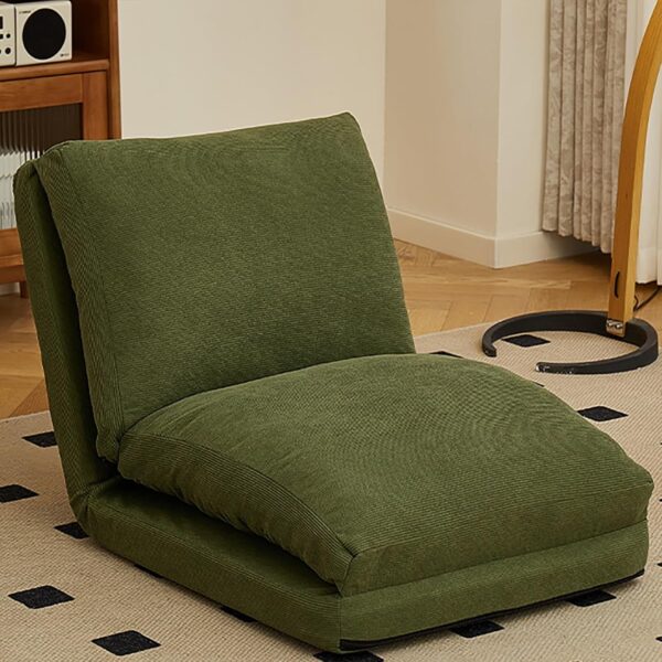 PQXQZ 3 In 1 Convertible Sleeper Sofa Bed Modern Convertible Futon Adjustable Fold Out Couch Removable Sofacama for Small Space,Apartment(Green,110cm/43in) - Image 2