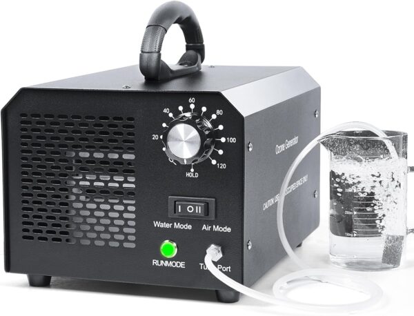 Ozone Generator, Ozone Odor Eliminator for 300 m² Room, Industrial Air Purifier with Air & Water mode, Commercial Ozone Machine Home Ozone Deodorizer with Timer for Room, Farm, Hotel, Home, Office - Image 2