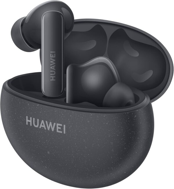 HUAWEI FreeBuds 5i Wireless Headphones, TWS Bluetooth Headphones, Hi-Res Sound, Multi-Mode Noise Cancellation, 28 Hour Battery Life, Compatible with Android/iOS/Window，Nebula Black - Image 2