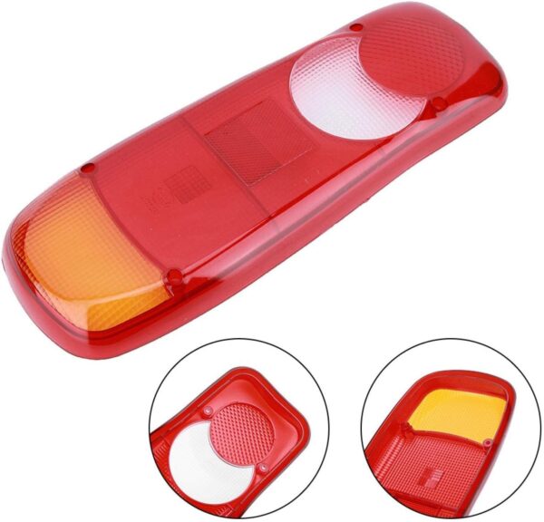 Yctze Cache Feu Remorque - Lorry Tail Light Lense For Lorry Trucks Trailer 1 Pcs Stop Reverse Rear Light Tail Lights Lamp Cover Shell Rear Light Cover Tail Light Cover Truck - Image 3