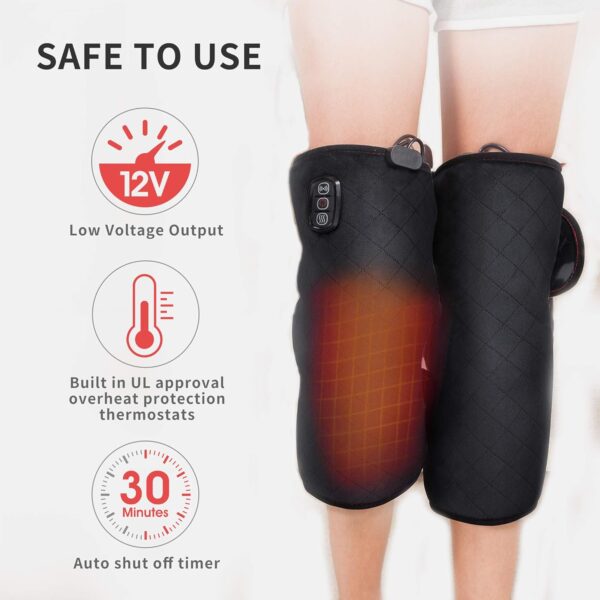 Comfier Heated Knee Massager with Vibration Massage, Knee Warmer, Leg Massager, Birthday Gifts for Her Him,Gifts for Men/Women - Image 6