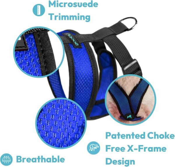 GOOBY Comfort X Head in Harness - Orange, Medium - No Pull Small Dog Harness Patented Choke-Free X Frame - On The Go Dog Harness for Medium Dogs No Pull or Small Dogs for Indoor and Outdoor Use - Image 5