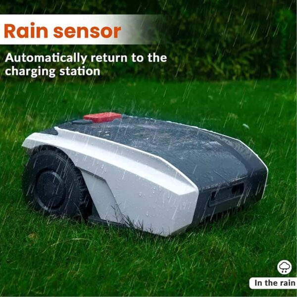 DDZJTPP Robotic Lawnmower for Medium Gardens up to 1500 Square Meters,Wifi Connected Robot Lawn Mower with App Control,Ai Technology,Adjustable Cutting Heights with Charging Station,Easy to Set Up - Image 6