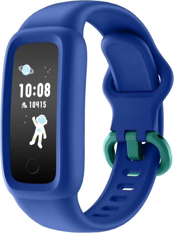 BIGGERFIVE Vigor 2 Fitness Tracker Watch for Kids Girls Boys Ages 5-12, Activity Tracker, Pedometer, Heart Rate Sleep Monitor, IP68 Waterproof Calorie Step Counter Watch, Alarm Clock, Great Kids Gift - Image 2