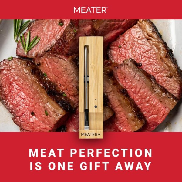 MEATER Plus | 50m Long Range Smart Wireless Meat Thermometer for The Oven Grill Kitchen BBQ Smoker Rotisserie with Bluetooth and WiFi Digital Connectivity - Image 3