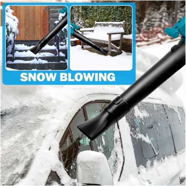 Centrifugal Blower, Electric Blower 2000W 6-speed Speed Regulation For 18V Battery Leaf Blower, Clean Fallen Leaves Dust Snow Tool(Option 2) - Image 7
