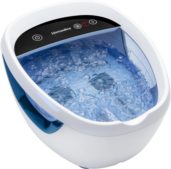 HoMedics Shiatsu Bliss Footbath with Heat Boost, Foot Spa Massager, Deep Kneading Pedicure Tub, Vibrating Bubbles with Soothing Heat, Portable at-Home Spa - Image 2