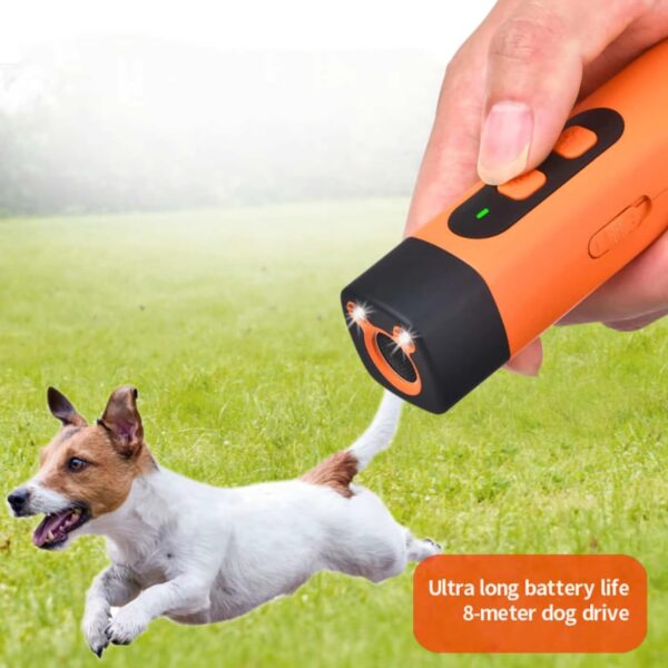 The BarkShield Pro - Bark Shield Anti Barking Device for Dogs, 2025 New Dog Bark Deterrent Device with HD Display and LED Flashlight, Stop Bad Behavior Without Yelling or Swatting (2PCS-Black) - Image 3