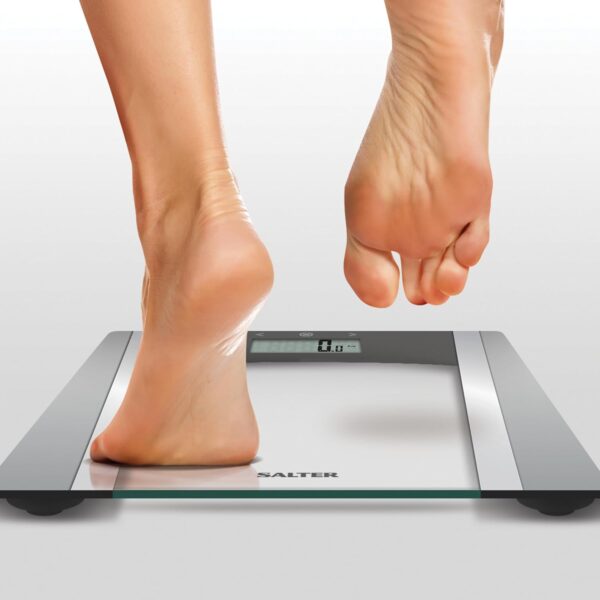 Salter 9127 SVSV3R Glass Analyser Bathroom Scale – 180KG Electronic Body Weight Scale, Measures Body Fat, Body Water, Muscle Mass, Bone Mass, BMI and BMR, 10 User Memory, Step-On, Batteries Included - Image 10