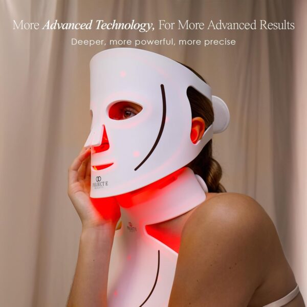 Lumalux Face+ Pro LED Light Therapy Mask by Project E Beauty | 1600 LEDs | 7+2 Colors 460~1072nm | Red Light + Infrared + Deep Infrared | Reduces Fine Lines | Skin Care At Home (Lumalux Face+) - Image 10