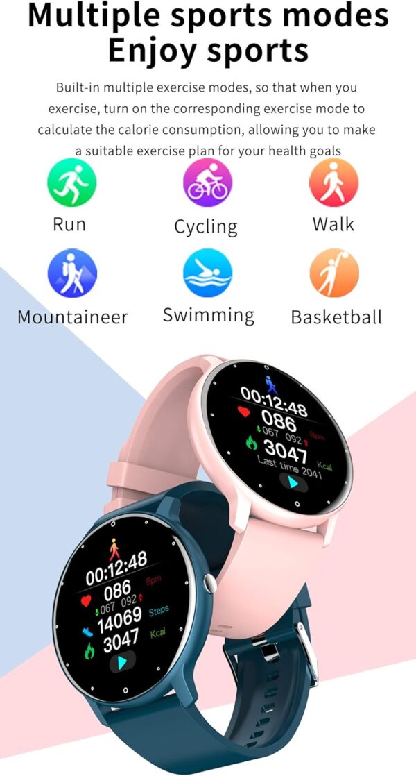 Smart Watch ZL02D Blue - Image 6