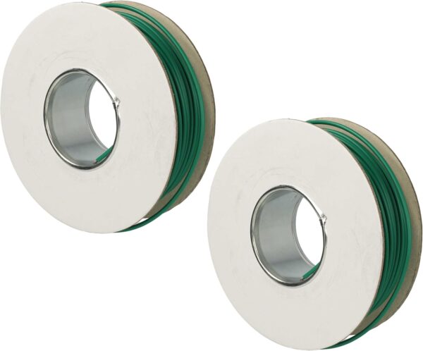 vhbw 2X Boundary Cable Compatible with Gardena Sileno+, Sileno Smart Robot Lawn Mower - Perimeter Wire, 50 m, Green - Image 2