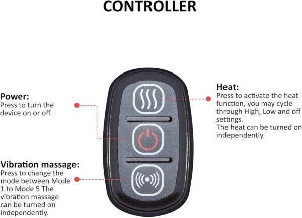 Comfier Heated Knee Massager with Vibration Massage, Knee Warmer, Leg Massager, Birthday Gifts for Her Him,Gifts for Men/Women - Image 8