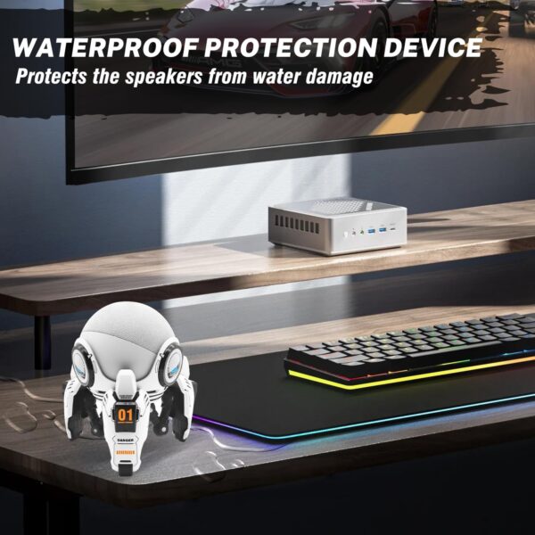 Echo Dot Stand, Echo Dot 4th/5th Gen Table Holder,for Smart Audio Stand to Protect Your Speakers - Image 6