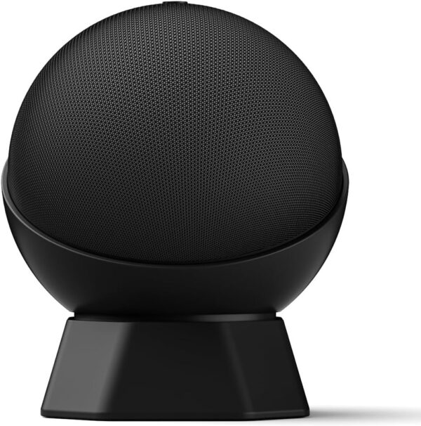 Tiardey Desk Stand, Tabletop Liquid Silicone Mount for Echo Dot (4th and 5th Gen), Perfect for Home Office or Living Room (Black) - Image 3