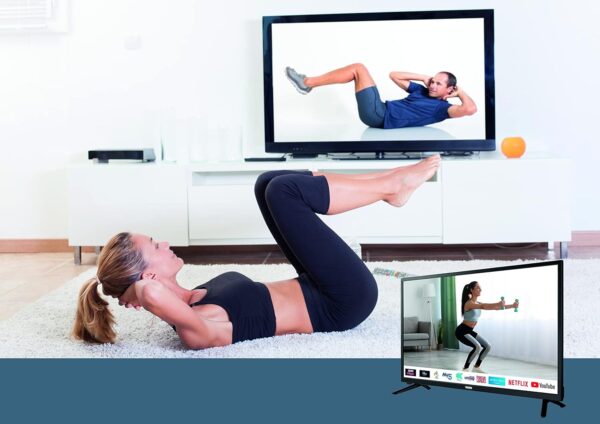 T4TEC TT2416UH 1080p HD Ready TV with Freeview BRITISH design - Image 3