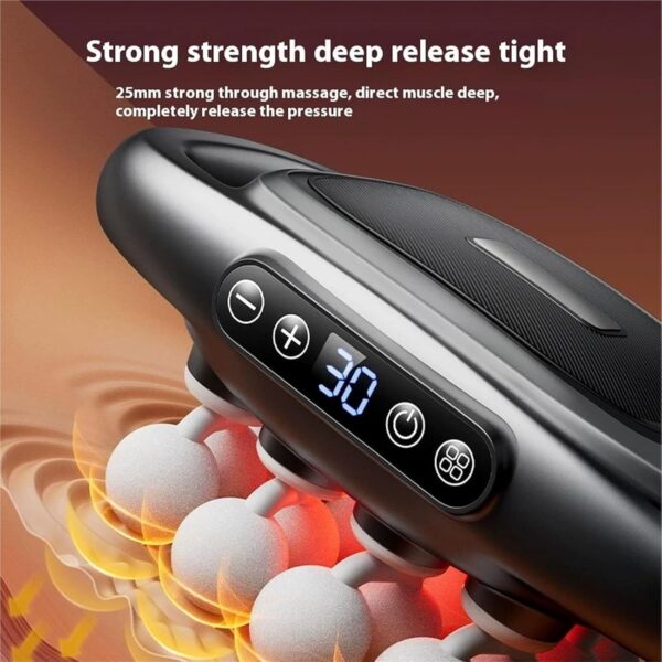 16-Drive 8- Massage Gun Set, 8 Head Gun Deep Tissue, 30 Speed Levels, Quiet Muscle Massage Gun for Back, Shoulders, Legs, Foot, Body Muscle Pain Relief(16 Head) - Image 5