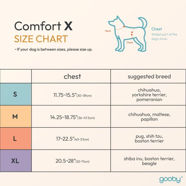 GOOBY Comfort X Head in Harness - Orange, Medium - No Pull Small Dog Harness Patented Choke-Free X Frame - On The Go Dog Harness for Medium Dogs No Pull or Small Dogs for Indoor and Outdoor Use - Image 4