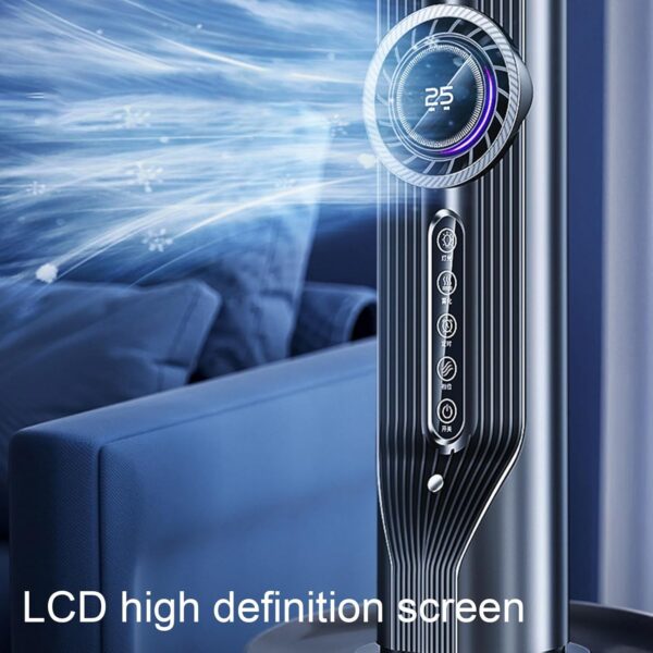 Air Cooler Humidifier, Portable Air Conditioner, Mini Cooler Fan, Personal Desktop Ac, Personal Mini Fan, Evaporative Cooling Device, 32.5x15.5cm/12.8x6.1 Inches, For Room Bedroom - Image 8