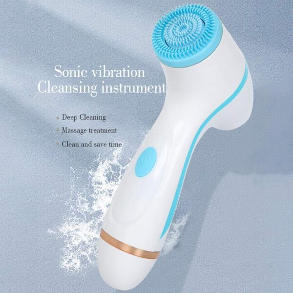 Facial Cleansing Brush Electric USB Charging Multi-Function Face Washing Instrument Silicone Face Brush Cleansing Sonic Cleansing Brush - Image 8
