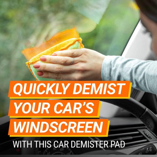 Armor All, Microfibre Car Demist Pad, Set of 2, Quick Demisting for Clear Vision, Gentle and Scratch-Free Cleaning, Designed for Windscreen, Windows and Mirrors, Ideal for Car & Motorcycle Detailing - Image 4