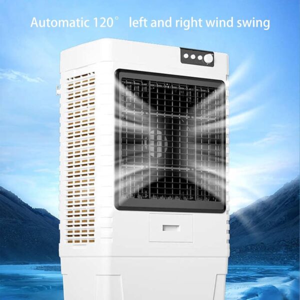 Yajuer Windowless Air Conditioner, Evaporative Swamp Cooler with 3 Speeds and Large Tank, Portable Air Cooler for Room Office Garage Use - Image 8