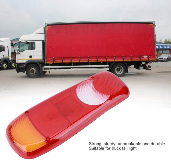 Yctze Cache Feu Remorque - Lorry Tail Light Lense For Lorry Trucks Trailer 1 Pcs Stop Reverse Rear Light Tail Lights Lamp Cover Shell Rear Light Cover Tail Light Cover Truck - Image 6