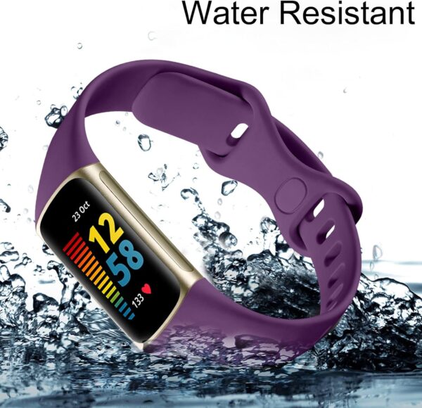 GEAK Slim Band Compatible with Fitbit Charge 5/6, Soft Silicone Replacement Wristbands for Men & Women - Image 7