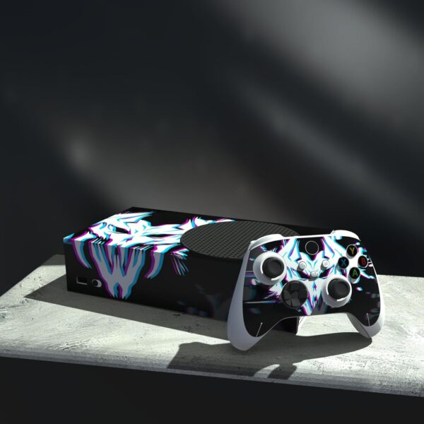 PlayVital Glitch Demons Custom Vinyl Skins for Xbox Series S, Wrap Decal Cover Stickers for Xbox Series S Console Controller - Image 5