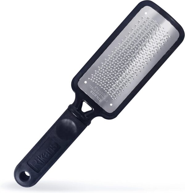 Rikans Foot File Foot Scraper Callus Remover for Feet Hard Skin Remover Foot Tool. Best Foot Care Pedicure Foot Scrub Foot Scrubber. Can Be Used on Wet or Dry Feet, High Grade Stainless Steel File. - Image 2