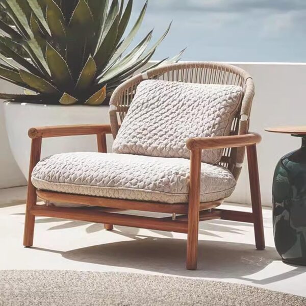 3 Pieces Patio Furniture Set Outdoor Sectional Chairs, Patio Conversation Sets With Coffee Table For Porch, Garden, Backyard - Image 4