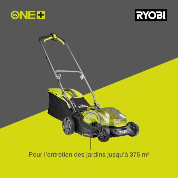 RYOBI RY18LMX37A-0 18V ONE+ Cordless Brushless 37cm Lawnmower (Bare Tool) - Image 5
