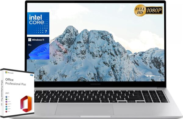 SAMSUNG Newest Galaxy Book4 Business Laptop, 15.6" FHD Display, Intel 10-Core 7-150U, 16GB RAM, 2TB SSD, Backlit Keyboard, WiFi, Long Battery Life, Win 11 Pro, with Microsoft Office Lifetime Licens - Image 2
