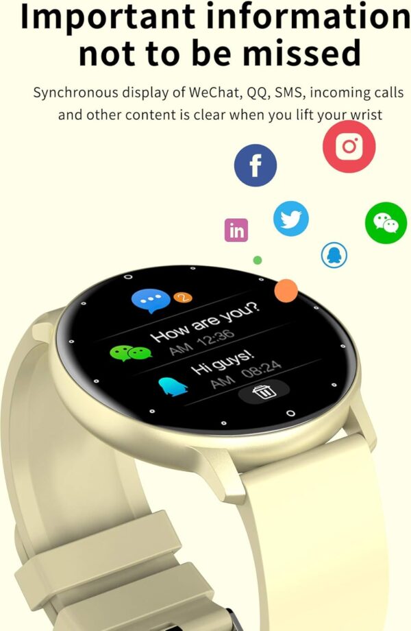 Smart Watch ZL02D Blue - Image 4