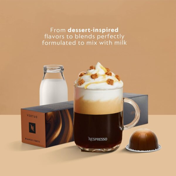 Nespresso Vertuo Pop+ Deluxe Coffee and Espresso Machine by De'Longhi, Silver - Image 8
