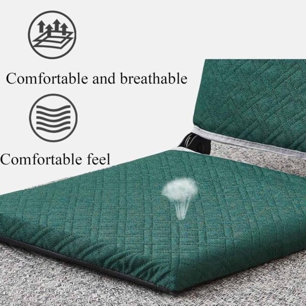 Portable Floor Chair with Backrest Multi Angle Adjustable Folding Seat for Games Meditation Classroom and Living Room - Image 4