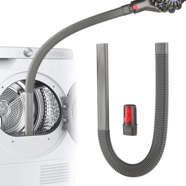 WEILE Dryer Vent Cleaner Attachment Kit for Dyson V7 V8 V10 V11 V12 V15 Cordless Vacuum, Flexible Hose Crevice Nozzle Tool for Dryer Lint, Corners and Gaps Cleaning - Image 2