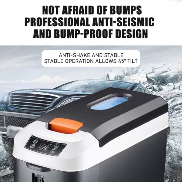 Travel Refrigerator for Car Large Capacity ， Vehicle Refrigerator Smart Touch Screen, Adjustable Hot and Cold ， Car Refrigerator Suitable for Car, Travel or Home Use - Image 3