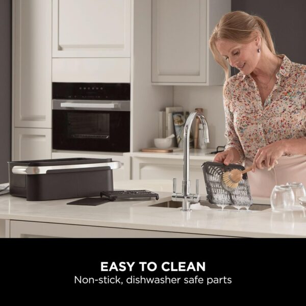 Ninja Foodi FlexDrawer Air Fryer, Dual Zone with Removable Divider, Large 10.4L Drawer, 7-in-1, Air-Fryer Uses No Oil, Air Fry, Roast, Bake, Max Crisp, Non-Stick Dishwasher Safe Parts, Black AF500UK - Image 9