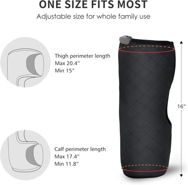 Comfier Heated Knee Massager with Vibration Massage, Knee Warmer, Leg Massager, Birthday Gifts for Her Him,Gifts for Men/Women - Image 9