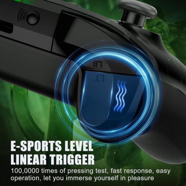 Nonbliep Compatible with Xbox Controller, for Xbox Series X|S, Xbox One X|S, Steam, PC, Special Edition Custom Wireless Controller with 3.5mm Audio Jack/Dual Vibration/Turbo Need to Upgrade - Image 5