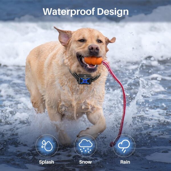 Anti Barking Dog Collars, Bark Collar with Remote, Dog Training Collar with Spray/Vibration/Sound/Light/Multi Dog Training System, Anti Bark Control Range Up to 2700ft, Stop Dog Barking - Image 4