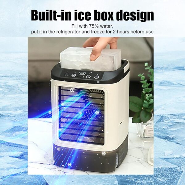 Portable Air Conditioner - AC Cooling Unit Fan, Evaporative Air Cooler | Home Office Personal Portable Air Conditioning System, Advanced Heat Dispersal - Image 10