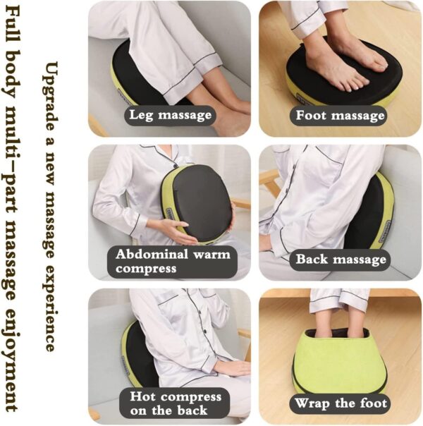 KANGKKAI Foot Massager, Shiatsu Foot Massager Machine with Heat, for Men Women, Electric Rolling Massage Improve Blood Circulation, Heated Foot Massager - Image 4