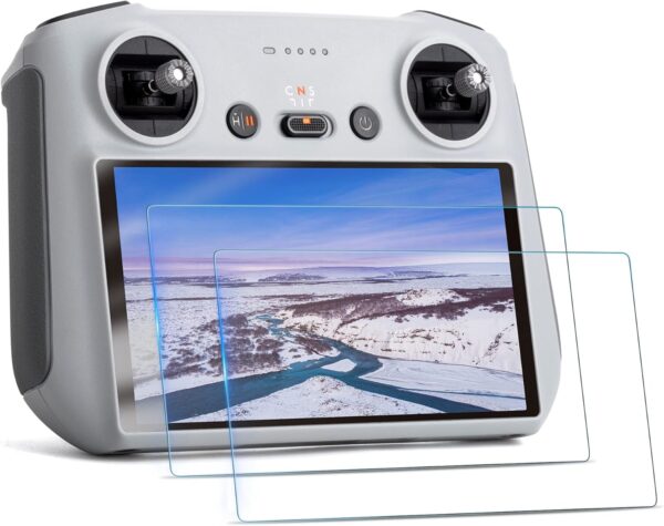 Arae 2 Pack Mini 3 Pro Screen Protector Compatible with DJI RC Remote Controller Accessories, Anti-Scratch Anti-reflective Tempered Glass for DJI Mini 3 Pro Accessories, Matte - Image 2