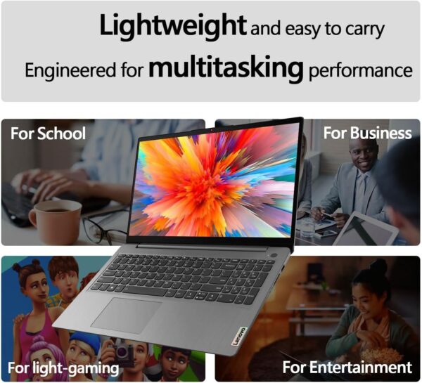 Lenovo IdeaPad 1 Home Laptop, 15.6" FHD Display, Intel Celeron Dual Core Processor, 20GB RAM, 128GB eMMC + 1TB PCIe SSD, 1 Yr Office 365, Wi-Fi 6, W11H, Additional 1 Yr ADP - Image 6