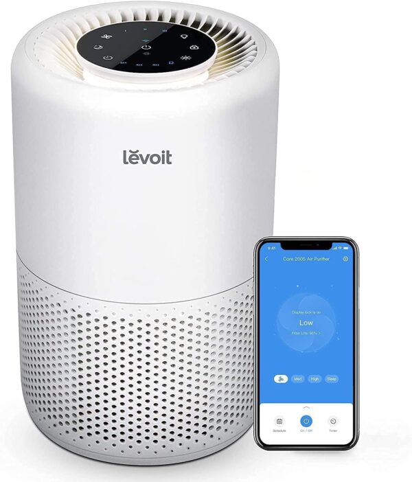 LEVOIT Smart WiFi Air Purifier for Home, Alexa Enabled HEPA Filter, CADR 170m³/h & Air Purifier for Bedroom Home, Ultra Quiet HEPA Filter Cleaner - Image 3