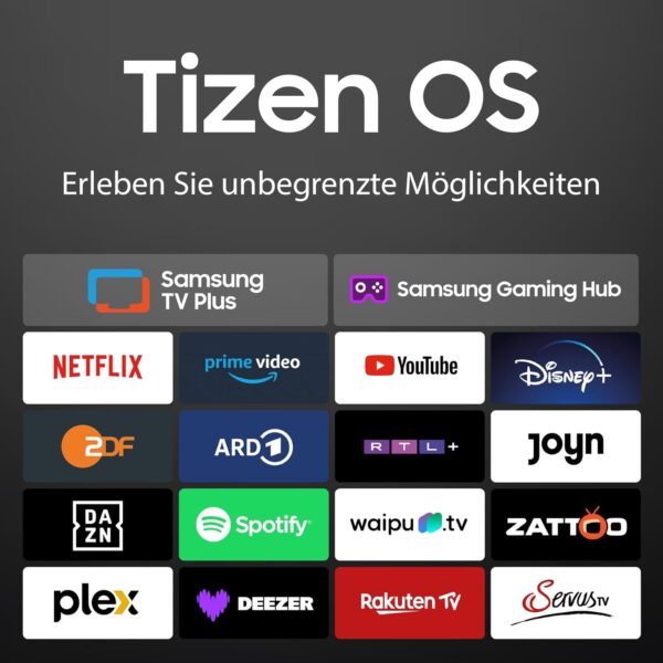 DYON ULTIMAX 32F-TI - Full HD 32 Inch (80 cm) TV (1080p, Smart TV, Tizen OS, Triple Tuner (DVB-C/-S2/-T2), Samsung Smart & Gaming Hub, Prime Video, Netflix, Disney+) [2025] - Image 3